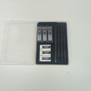 Nicpro 0.5 Metal Mechanical Pencil Set with Case, 3PCS Heavy Duty MP2000 Lead Pe